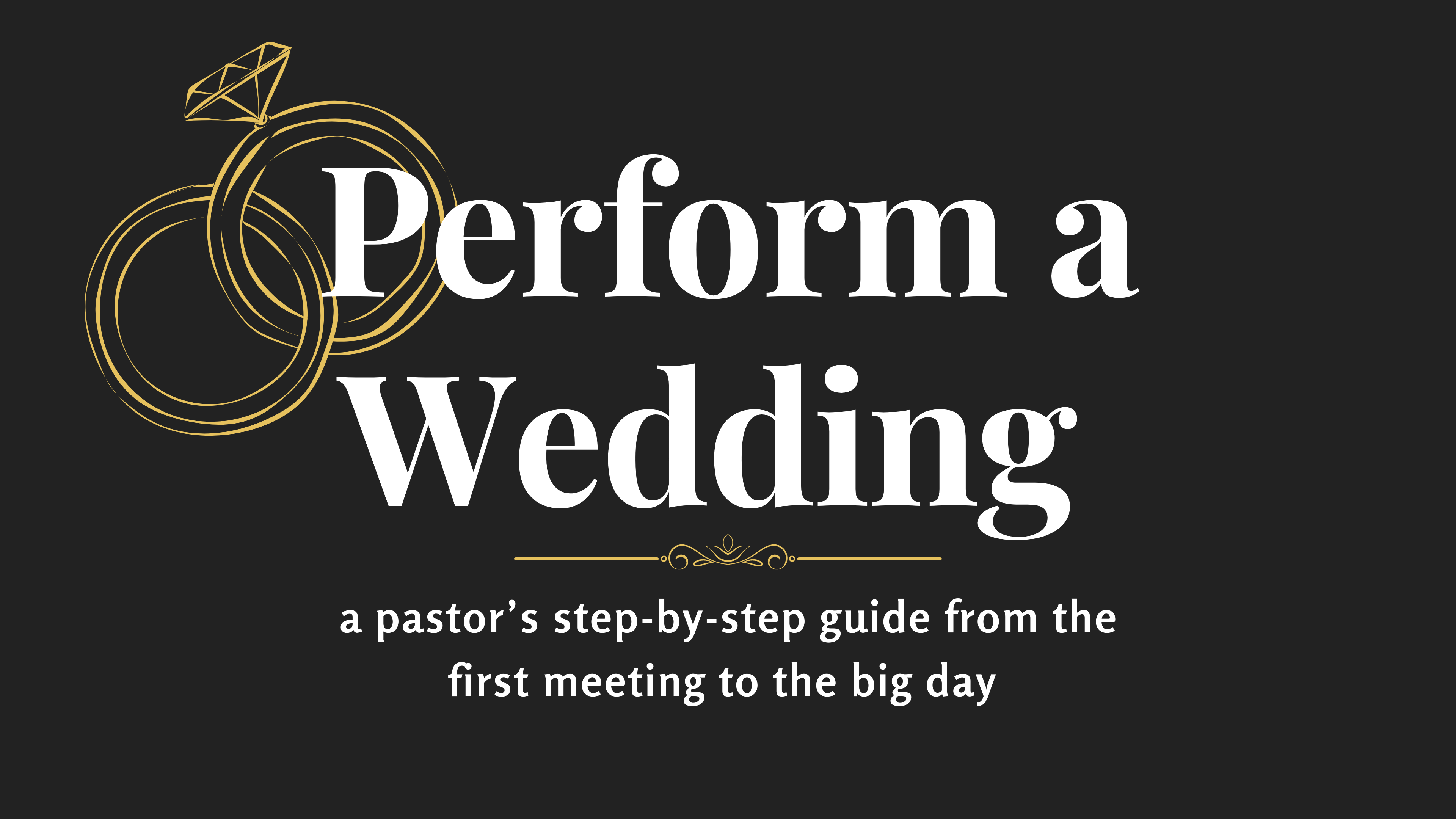 Perform A Wedding Pro Preacher