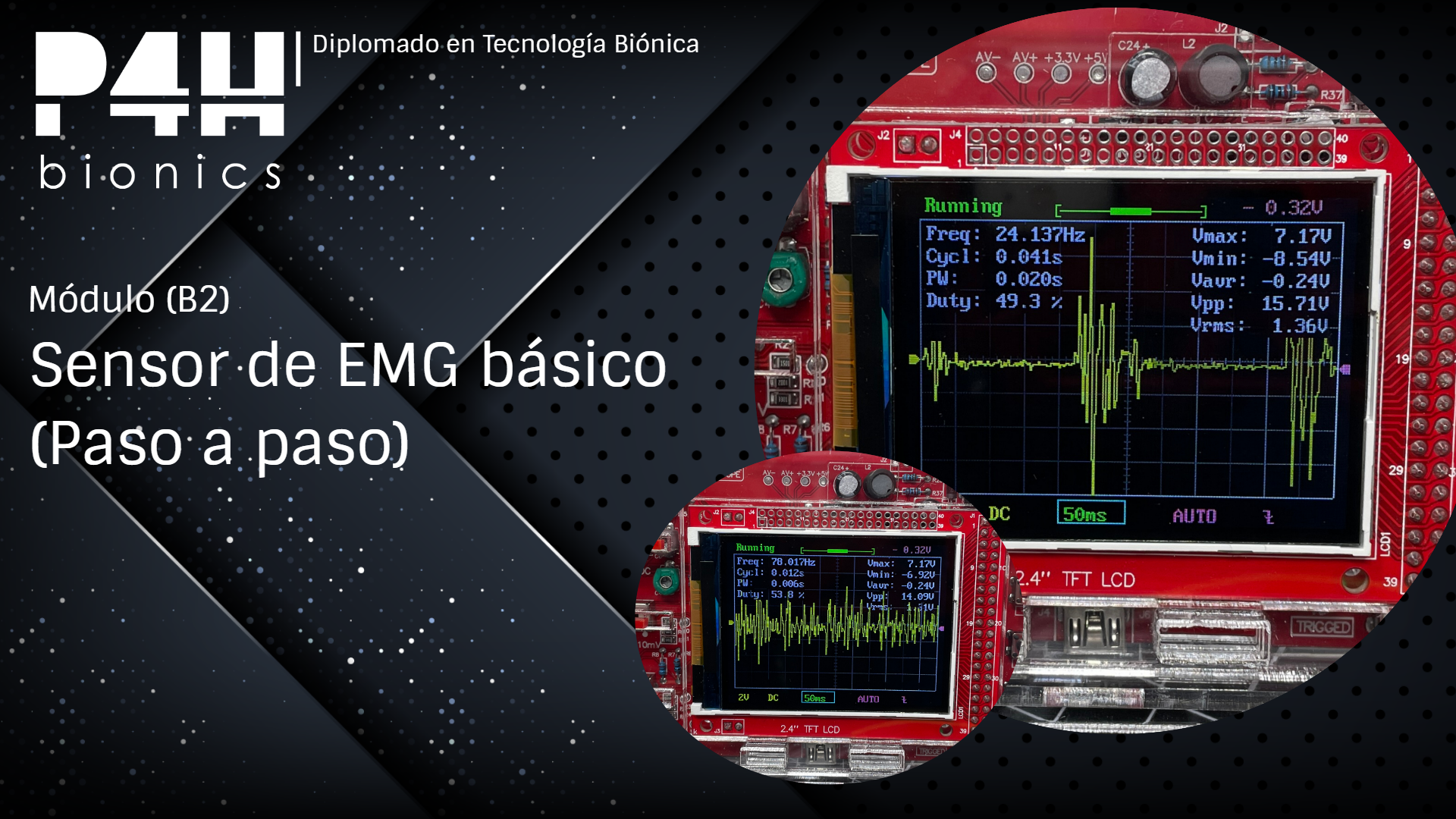 Imagen de producto para (Fase 2.2) Sensor de EMG básico paso a paso. 