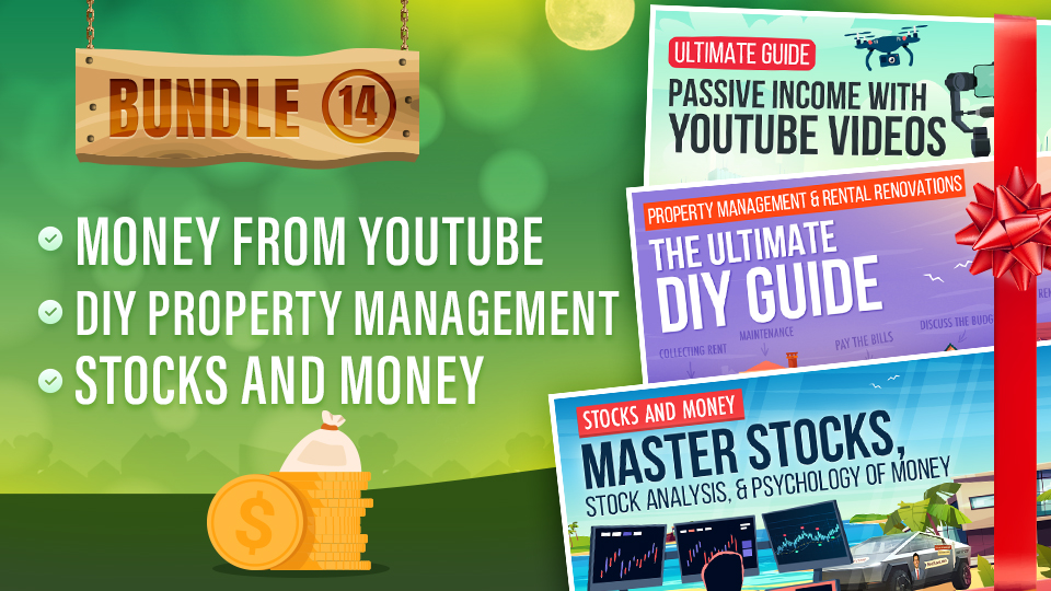 Product image for Bundle Fourteen: Youtube, DIY Management, & Stocks.