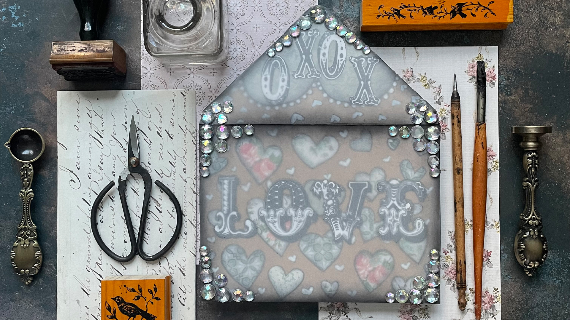 Product image for VINTAGE LOVE ENVELOPE
