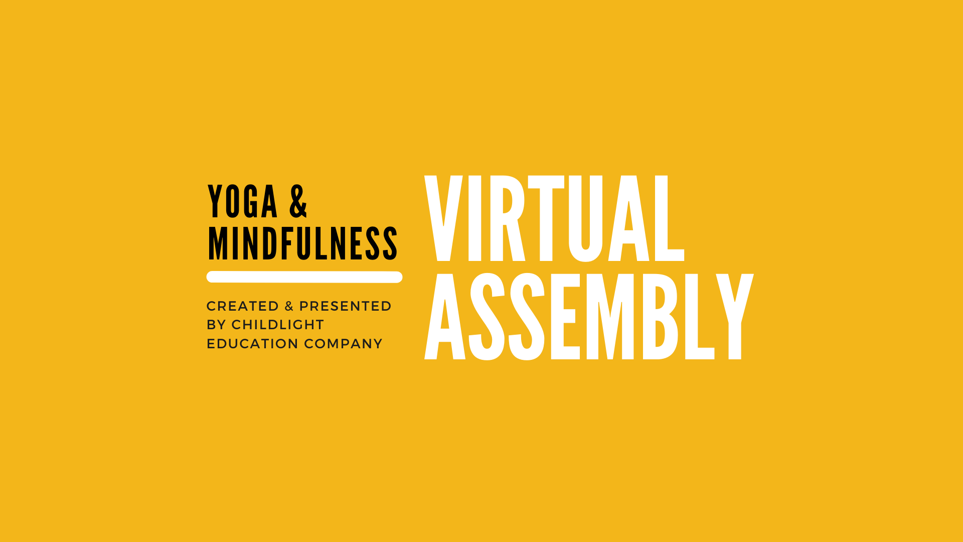 Product image for ChildLight Yoga & Mindfulness Assembly