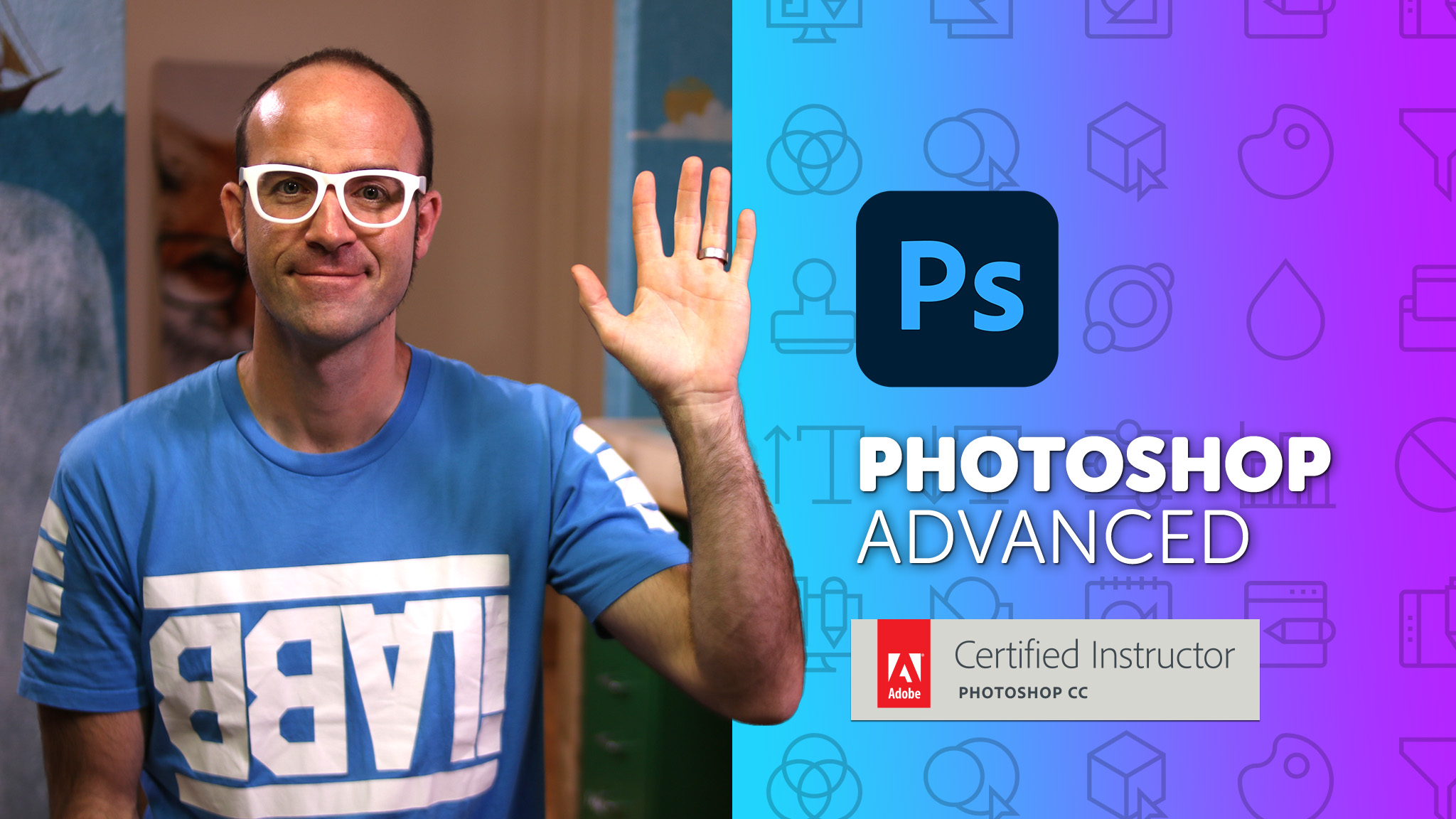 Product image for Adobe Photoshop CC - Advanced Training